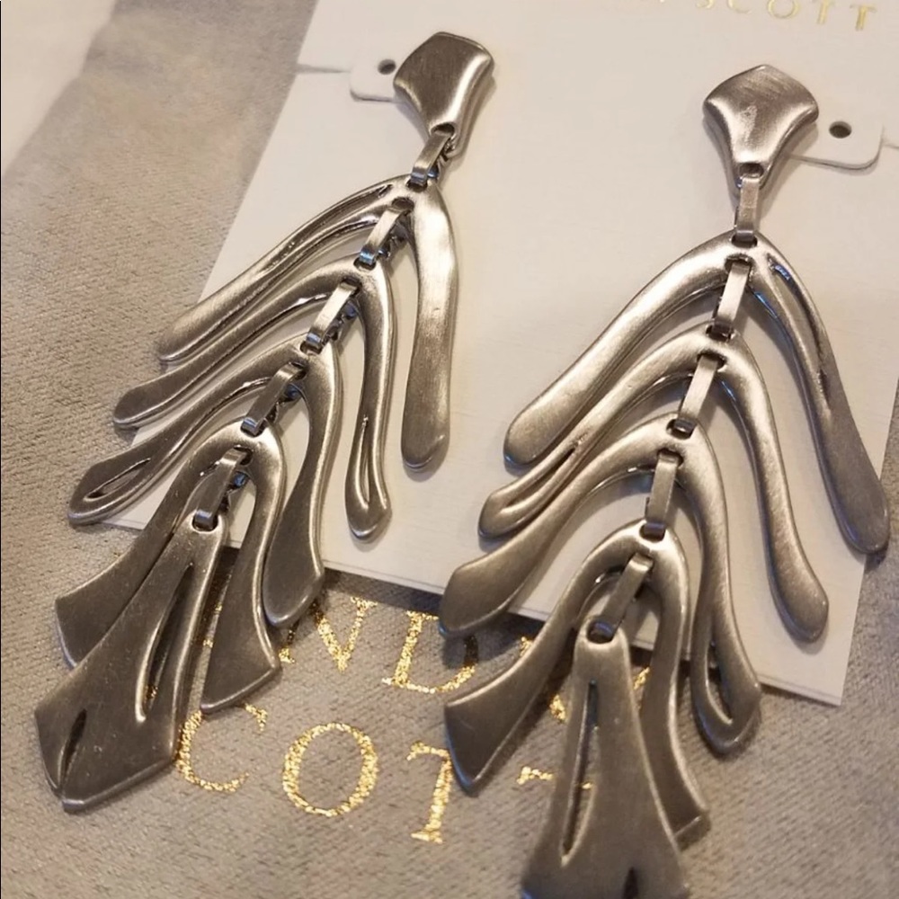 Kendra Scott Silver Luca Earrings